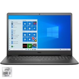 Laptop DELL, INSPIRON 3501, Intel Core i5-1035G1, up to 4.10 GHz, HDD: 256 GB M2 NVMe, RAM: 8 GB, video: Intel UHD Graphics, webcam, display: 15.6 FHD