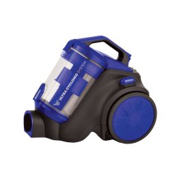 Aspirator fara sac Daewoo RCC-120B-1, 800 W, Recipient colectare 1.5 L, Aspiratie ciclonica, Albastru/Negru