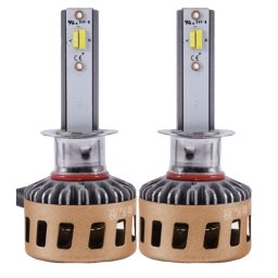 Set 2 Becuri Led H3 cu 3 Nuante De Culori (galben, alb, xenon)