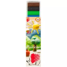 Set plastilină ICO Arici - colorată - 10 buc.