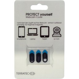Camera web Webcam Cover Protect yourself (3er Pack) , negru