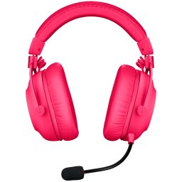 Casti PRO X 2 LIGHTSPEED, USB Wireless/Bluetooth/3.5mm jack, Microfon, Magenta