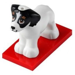 LEGO Minifigures - White Dog