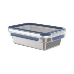 Caserolă Tefal 0,8 l MSEAL STEEL albastru/oțel inoxidabil