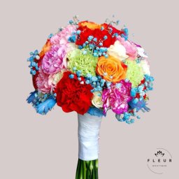 Buchet Mireasa "Accente Turcoaz