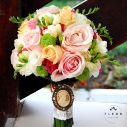 Buchet Mireasa "Soft Colors