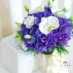 Buchet Mireasa "Purple Hydrangea