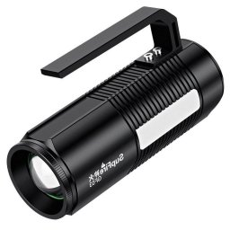 Lanterna SupFire GF03, functie powerbank, 24W, 300 lm, 8800 mAh, USB, IP34, 4 lumini: alba, galbena, purpurie si albasta, Negru