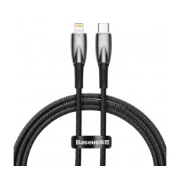 Cablu incarcare si transfer Baseus Glimmer, USB Type-C/Lightning
