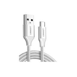 Cablu date nichelat UGREEN US288, USB-C QC, 3.0, 2 m