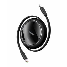 Free2Draw Mini, Retractabil, USB-C la USB-C, 100W, 1m Negru