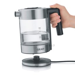 Fierbator 2000 W 1 L Graef WK 300 transparent/steel