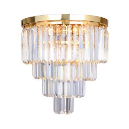 Plafonieră de cristal AMEDEO 5xE14/40W/230V Zuma Line FC17106/4+1 -GLD