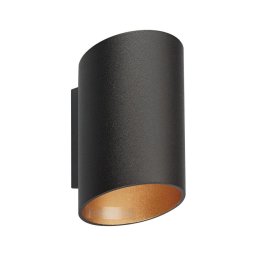 Aplică SLICE WL 1xG9/40W/230V negru/auriu Zuma Line 50603-BK/GD-N