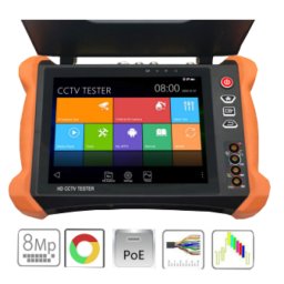 Tester CCTV profesional T9-MOVTADHS+ cu ecran de 8 inch, POE, OPM, VFL, TDR