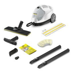Aparat de curatat cu abur SC 4 EasyFix, 1.512-630.0, 2000W, 3.5 Bar, 0.5/0.8L, incalzire 4 min, Alb/Negru