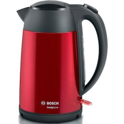 Fierbator Bosch TWK3P424 DesignLine Kettle, Electric, Power 2400 W, Capacity 1.7 L, Stainless steel, Red