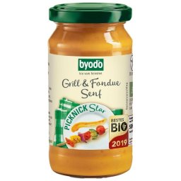 Mustar pentru Gratar fara Gluten Eco 200ml Byodo