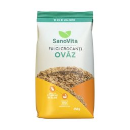Fulgi Crocanti de Ovaz 250g Sanovita