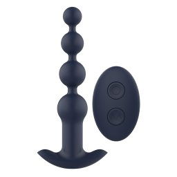 Dream Toys Star Trooper Apollo Remote Vibrating Anal Bead Blue