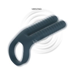 ToyJoy Urban Fushion Vibrating Couple C-Ring Blue