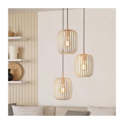 Lustră pe cablu Eglo 900687 ROMAZZINA 3xE27/40W/230V bej