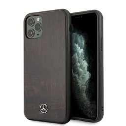 Husa Mercedes MEHCN65VWOBR iPhone 11 Pro Max hard case brązowy/brown Wood Line Rosewood
