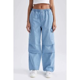 DEFACTO Parachute Jean Pantaloni Lungime Gleznă