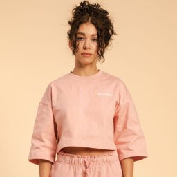 BeastPink Tricou pentru femei Cropped Serenity Pink XL
