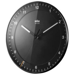Ceasuri decorative Ceas de perete cu radiocomandă, negru