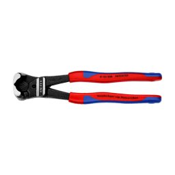 Taietor frontal KNIPEX pentru bolturi, cuie si sarma, transmisie mare a fortei, maner multicomponent, 200 mm, fabricat in Germania 61 02 200
