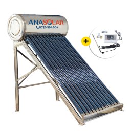Panou Solar Apa Calda 180 L Nepresurizat Inox cu Controller