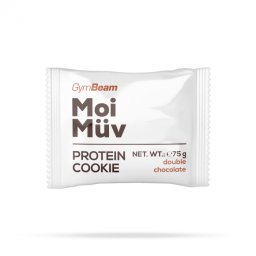 GymBeam MoiMüv Protein Cookie 75 g bogat în ciocolată