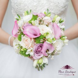 Buchet mireasa "Dusty Pink