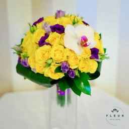 Buchet mireasa "One Orchid
