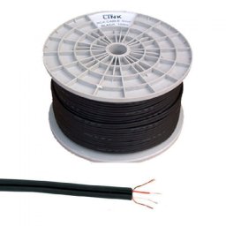 CABLU 2RCA 3MM NEGRU ROLA 100m