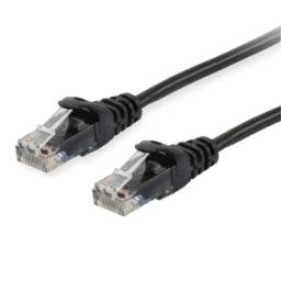 Cablu de retea Equip U/UTP Cat6 Patch Cable, 10m, Black, 625456