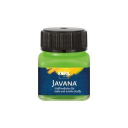Vopsea pentru textile deschise și închise la culoare Javana, 20 ml, verde deschis