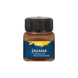 Vopsea pentru textile deschise și închise la culoare Javana, 20 ml, maro