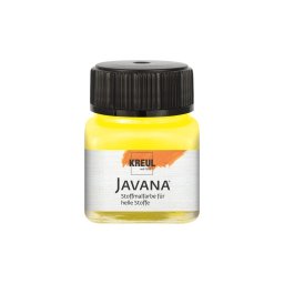 Vopsea pentru textile deschise la culoare Javana, 20 ml, citron