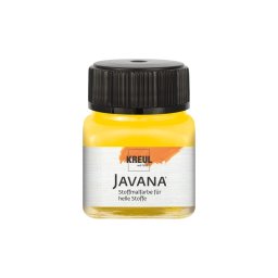 Vopsea pentru textile deschise la culoare Javana, 20 ml, galben auriu