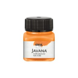 Vopsea pentru textile deschise la culoare Javana, 20 ml, portocaliu