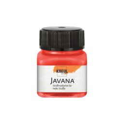 Vopsea pentru textile deschise la culoare Javana, 20 ml, rosu