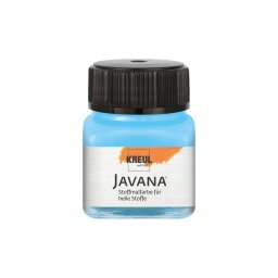 Vopsea pentru textile deschise la culoare Javana, 20 ml, bleu
