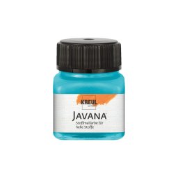 Vopsea pentru textile deschise la culoare Javana, 20 ml, turcoaz