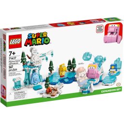 LEGO® Super Mario 71417 - Set de extindere Morsel si aventura lui in zapada
