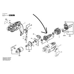 Rotor masina gaurit cu percutie Skil 6375