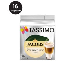 16 (8+8) Capsule Tassimo Jacobs Latte Macchiato Vanilla