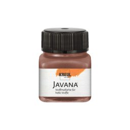 Vopsea pentru textile deschise la culoare Javana, 20 ml, maro