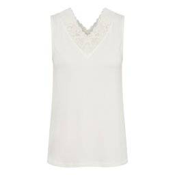Cream Top 'Trulla' alb